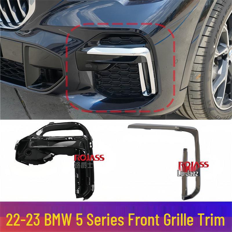 BMW X5 Front Bumper Grille Chrome Fog Light Air Vent Cover Trim