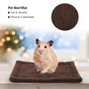 Hedgehog Guinea Pig Bed Mat Rectangular Plush Cushion Hamster House Nest Pet Supplies