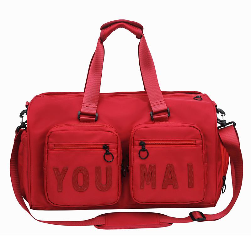 Short trip bag Women s lightweight large-capacity hand luggage bag Sports messenger bag Outdoor fitness bag Men s storage bag