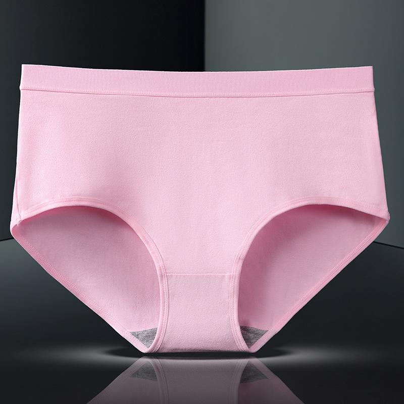 Slip da Donna Taglie Forti Primavera ed Estate Colore Puro Cotone Vita Alta Traspiranti Comodi