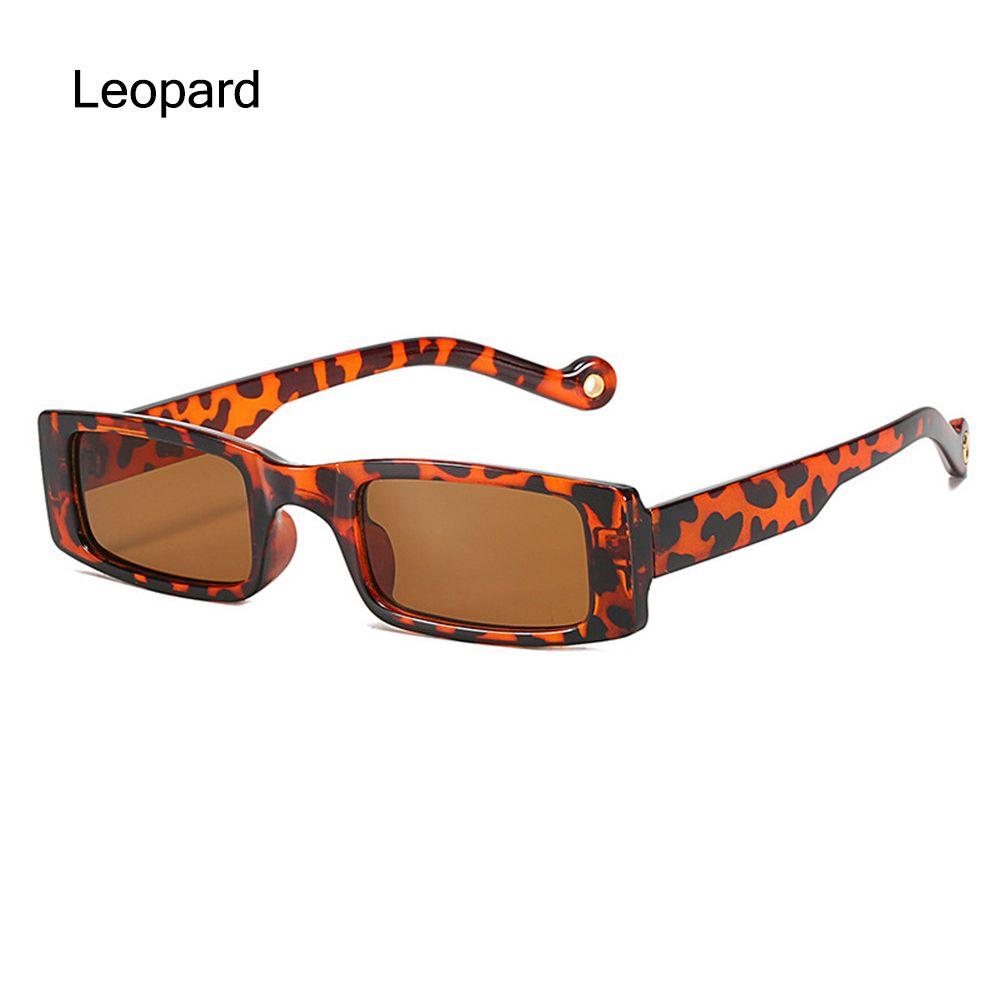

Модные маленькие солнцезащитные очки с защитой от ультрафиолета, прямоугольные солнцезащитные очки для женщин, квадратные солнцезащитные очки Leopard