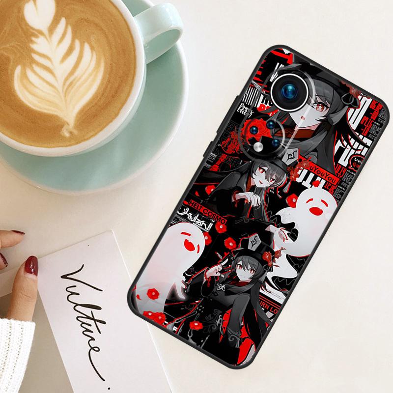 

Hu Tao Genshin Impact For Huawei P40 P20 P30 P60 Pro Nova 5T 9 P Smart Honor Magic5 Lite 50 70 90 X8 X8a X9a Case Huawei P30 Pro