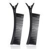 2Pcs Hair Styling Clip Salon Sectioning Hairpin Hairdressing Partition Clip Hairgrip Tool Black