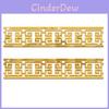 Chic 10pcs 3d Mirror Geometry Vinyl Wall Stickers For Contemporary Home Aesthetics