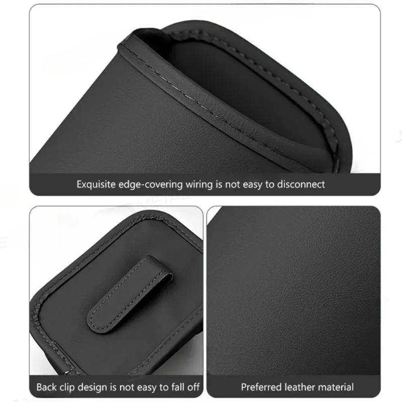 Car Seat Back Storage Box Cup Holder Phone Pocket Drink Organizer Hanging Waste Bin Multi-use Auto Accessory for Vehicle