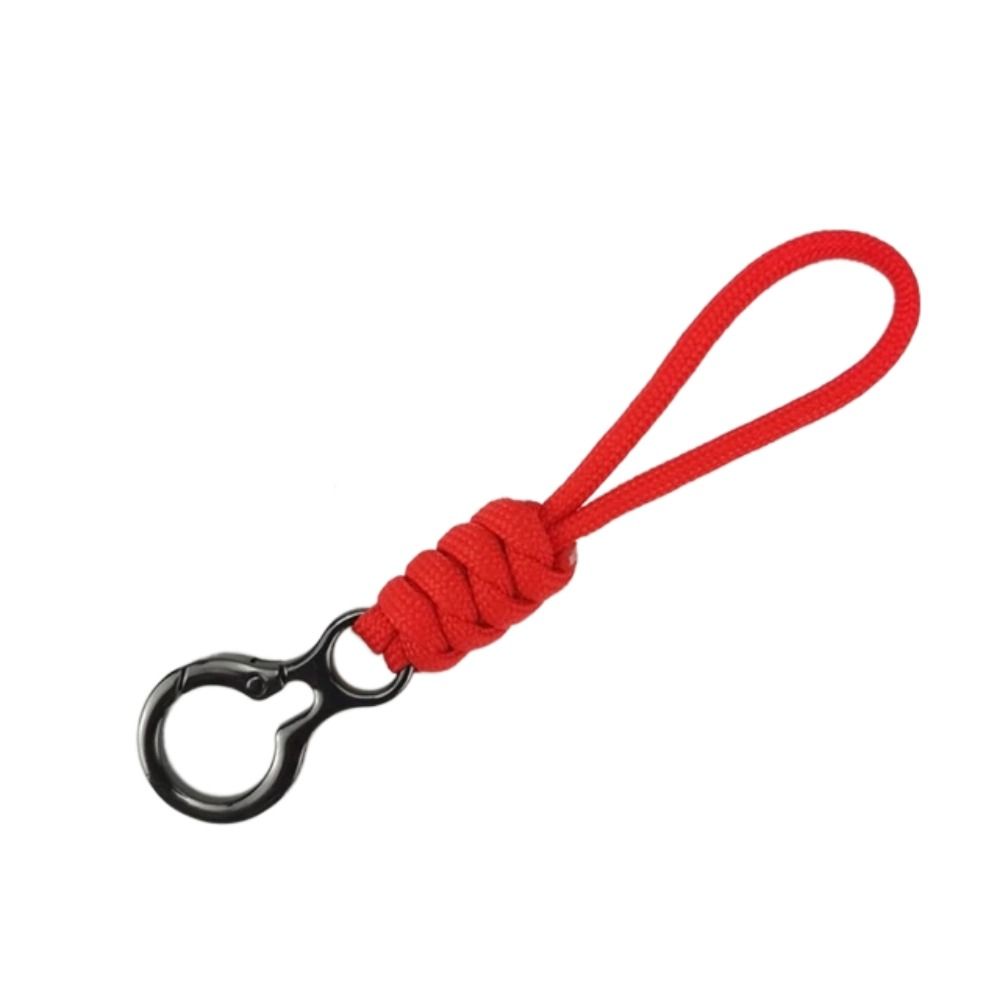 Bag Pendant Paracord Keychain Anti-lost Braided Woven Keychain Umbrella Rope Keyring  Car Trinket