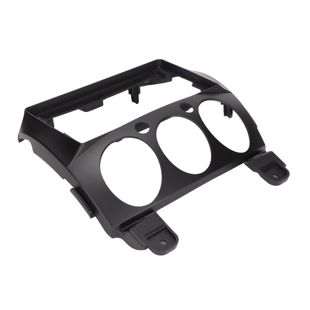 Navigation Panel Frame Trim ABS Dashboard Cover 2 Din Replacement for Mazda 2 2007?2013