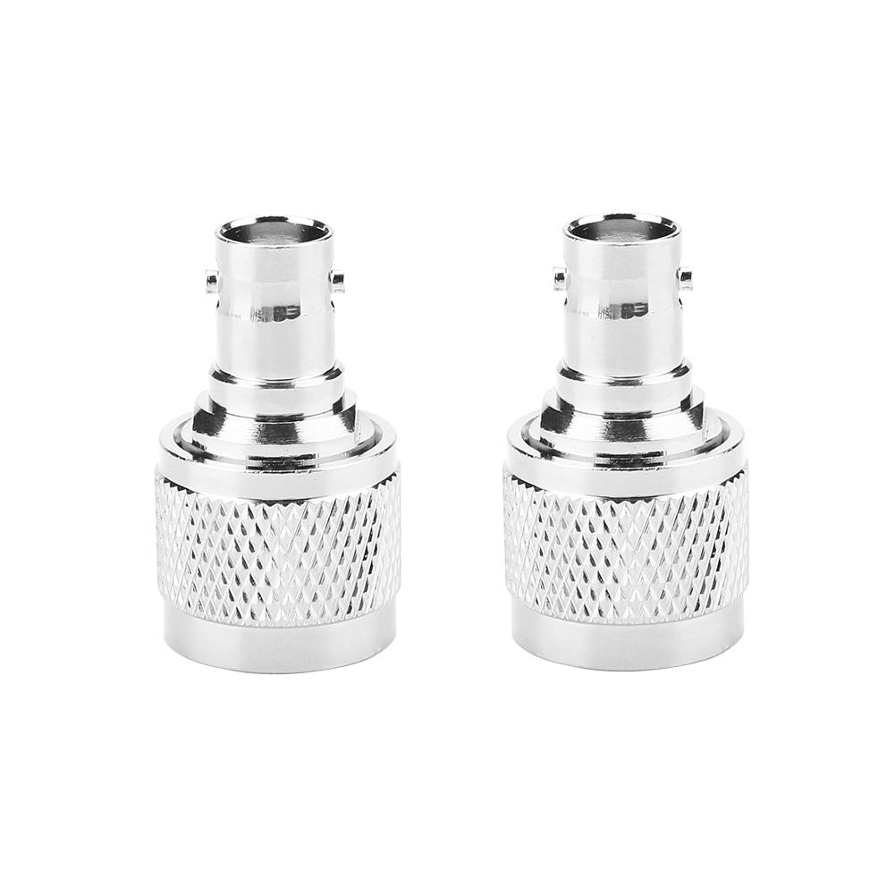 

2pcs Type N Male to BNC Female RF Connector Coaxial Adapter Test Converter