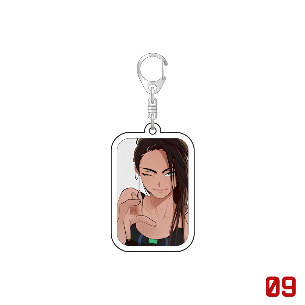 Acrylic Key Chain For Anime Popular Alien Stage Chibis Accessories Bag Luka Ivan Till Mizi Hyuna Sua Keyrings Jewelry Fans Gifts