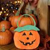Halloween Pumpkin Candy Holder Plush Cloth Storage Pouches Christmas Party Treats Bag For Kids Candy Chocolate Storage
