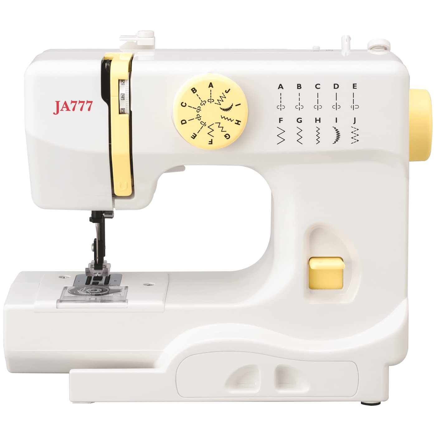

JANOME Compact electric sewing machine with foot switch JA777