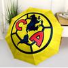 Club America Print Automatic Open Close Umbrella, Portable Foldable Umbrella, for Outdoor Commute Camping Trip, Ideal Birthday Gift