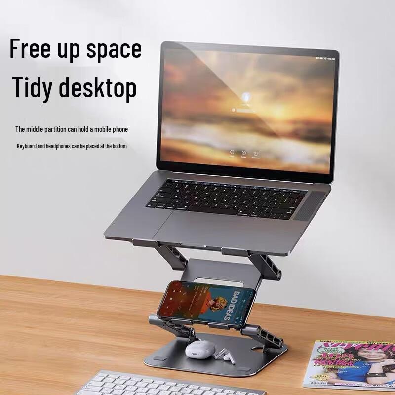 Ollymurs Adjustable Aluminum Laptop & Monitor Stand