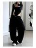 Damen American Retro Faule Sommer Weite Hosen