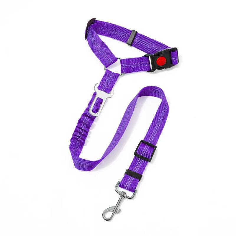 Reflective Elastic Safety Leash for Medium to Large Dogs - Shock-Absorbing and Explosion-Proof Design