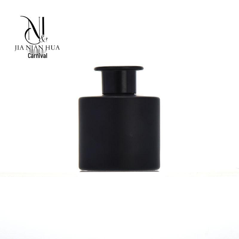 

Matte Black 125ml Aromatherapy Glass Bottle with Diffuser Sticks - Creative Home Decor 125ml