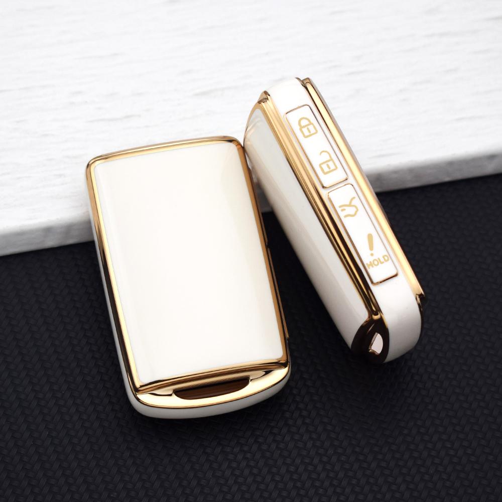 3/4 Buttons Anti-Scratch Tpu Car Key Cover For Mazda 3 Axela Cx-30 Cx-5 Cx4 Cx8 Cx9 - Keyless Fob Protector Key Rings
