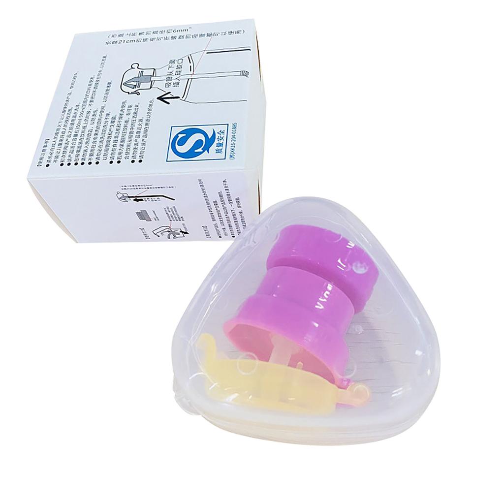 Baby halmhette, drikke på flasker for barn, overløp og kvelende sugerør med adapter