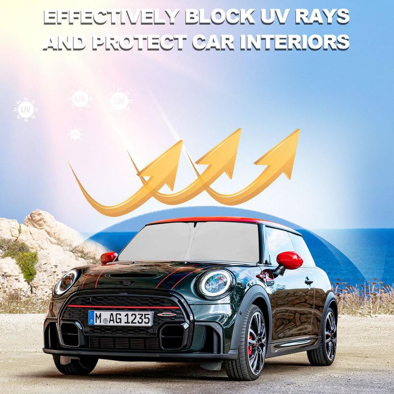 Pare-soleil pour voiture Fenêtre Pare-soleil Bloque Parasol Voiture Rayons UV Protection Conducteur Pour Mini Cooper S Hardtop 4 Portes 2015-2024