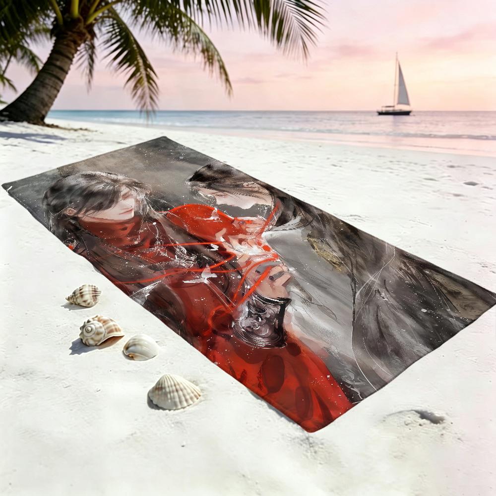 Anime H-heaven Towel Large O-officials Quick-Drying Microfiber soft Beach Towel for Travel Fitness Sauna Bathing Camping