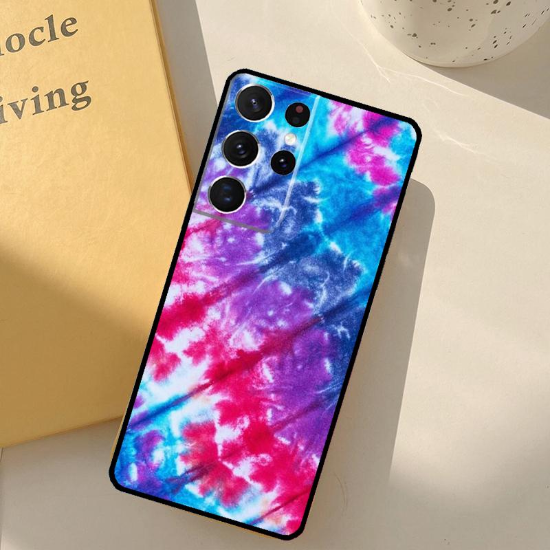 Rainbow Spiral Tie Dye Phone Case For Samsung Galaxy S25 Ultra S20 S21 S22 S23 S24 Plus S9 S10 S25 FE Cover Shell