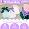 60Pcs Organza Bag Wedding Jewelry Packaging Drawstring Transparent Mesh Party Present Pouches Organza Gift Bag Wholesale