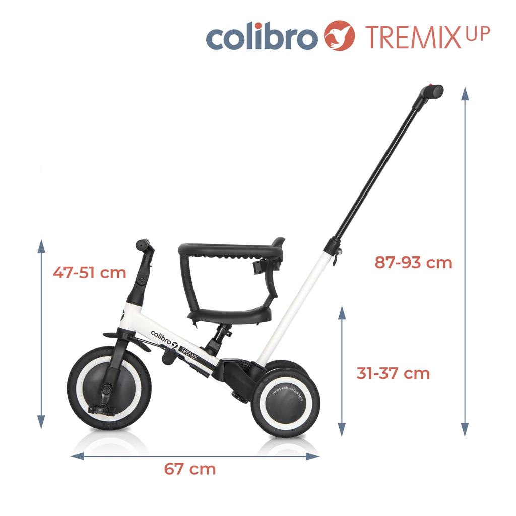 Dětské kolo COLIBRO 6 v 1 TREMIXUP RŮŽOVÉ
