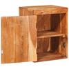 Nightstand Brown 35 X 33 X 48 Cm Solid Acacia Wood