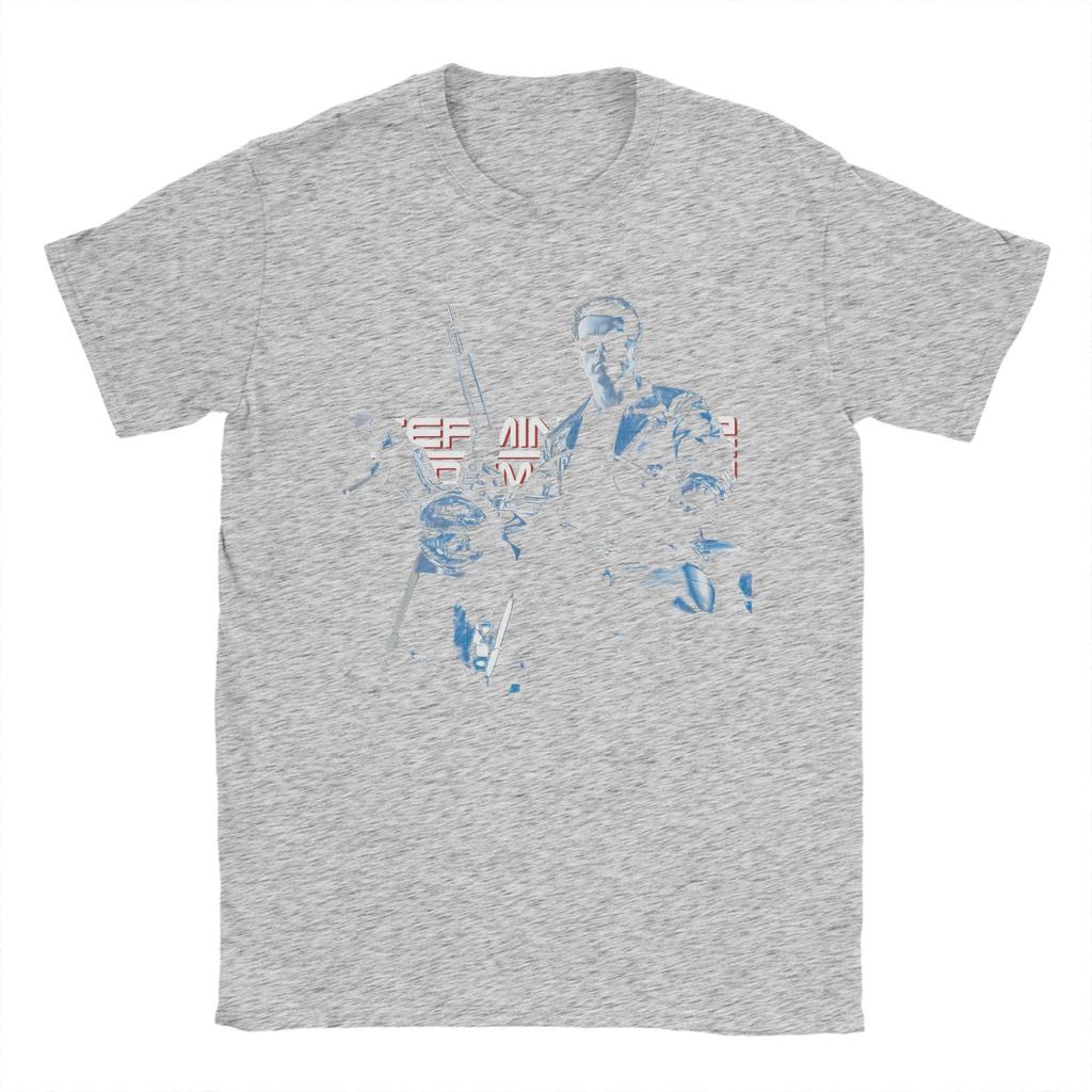 Movie Terminators T Shirt Men's  Pure Cotton Casual T-Shirts O Neck  Tee Shirt Short Sleeve Tops Gift Idea