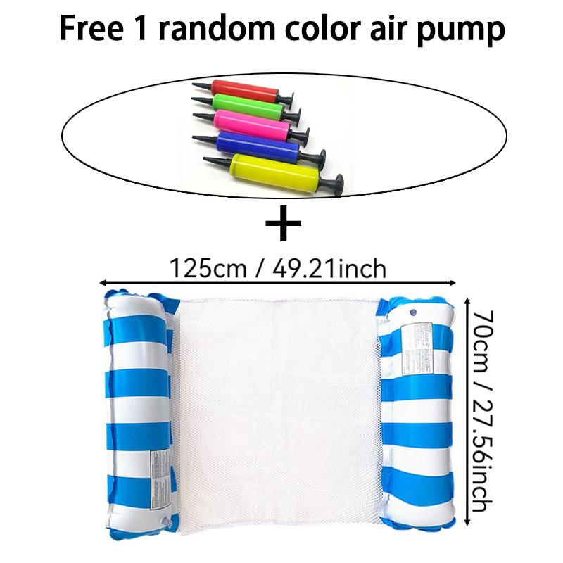 Hamaca Flotante para Agua Sillón Inflable para Piscina para Adultos Vacaciones de Verano Lago y Playa Relajación Asiento Cama Flotante