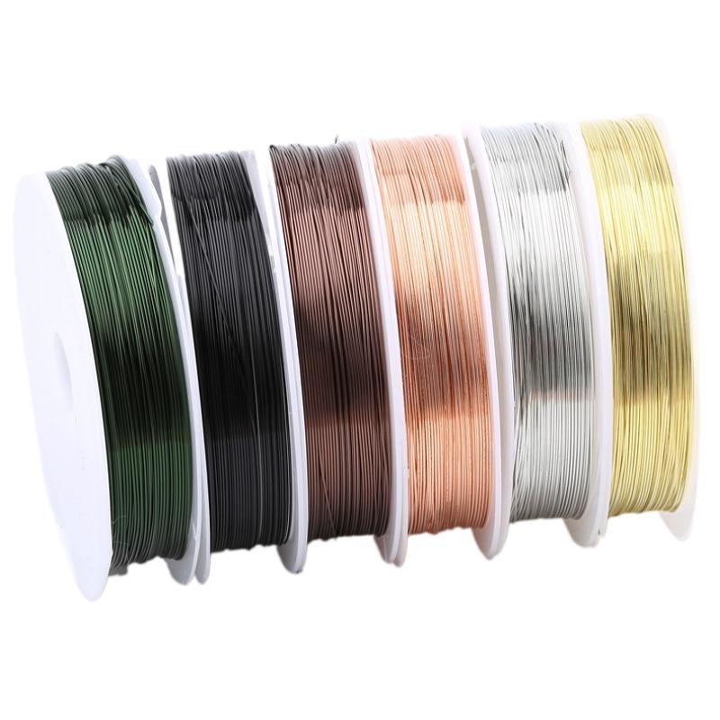 0.3Mm Jewelry Accessories Copper Wire Diy Metal 10 Meters Hand-Folded Copper Wire Wire