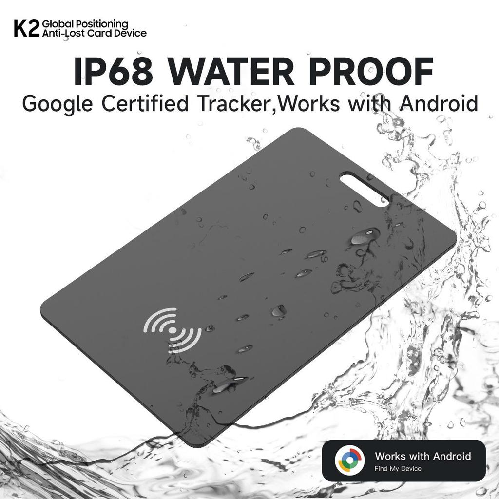 Google Card-Style Anti-Lost Tracker for Wallet, Bicycle, and Keychain