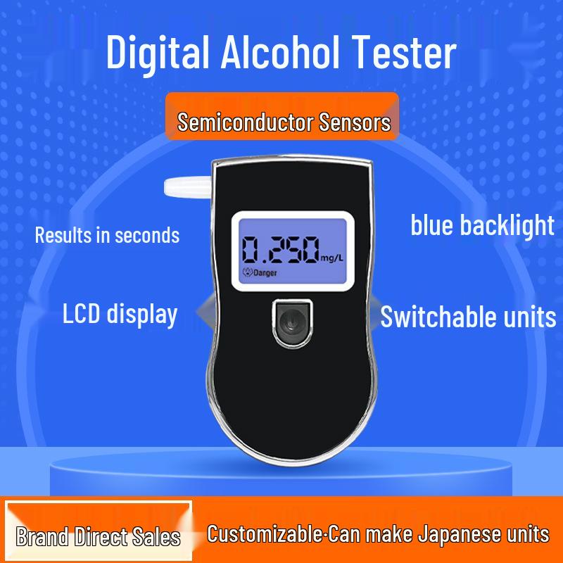 AT-818 Портативный ручной алкотестер для использования в автомобиле White Box Blister Pack