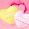 RED EARTH - Heart Blush Powder Puff Set