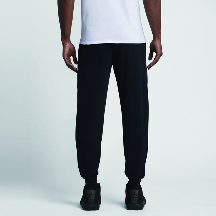 Jordan Mid-Rise Slim-Fit Knit Joggers Men Bottoms Black 822661-010
