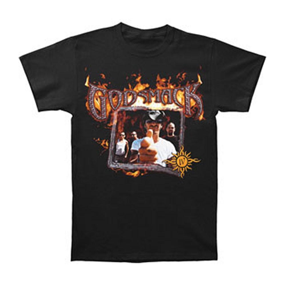 Men s Godsmack Photo Fire 06 Tour T-shirt Small Black XL