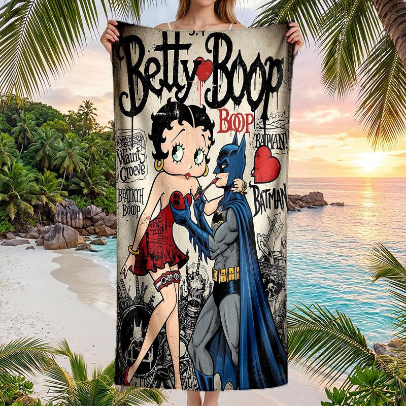 Large Beach Towel Quick Dry Absorbent Towel For Beach IndoorBetty Boop