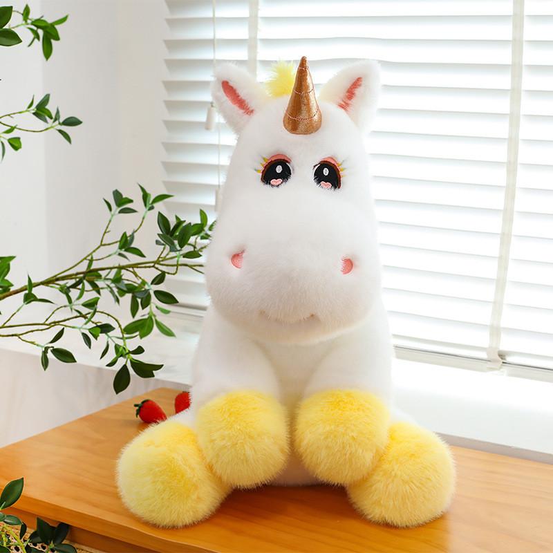 Plush Toy Unicorn Animal Stuffed Doll Cartoon Bedroom Decoration Gifts Kids