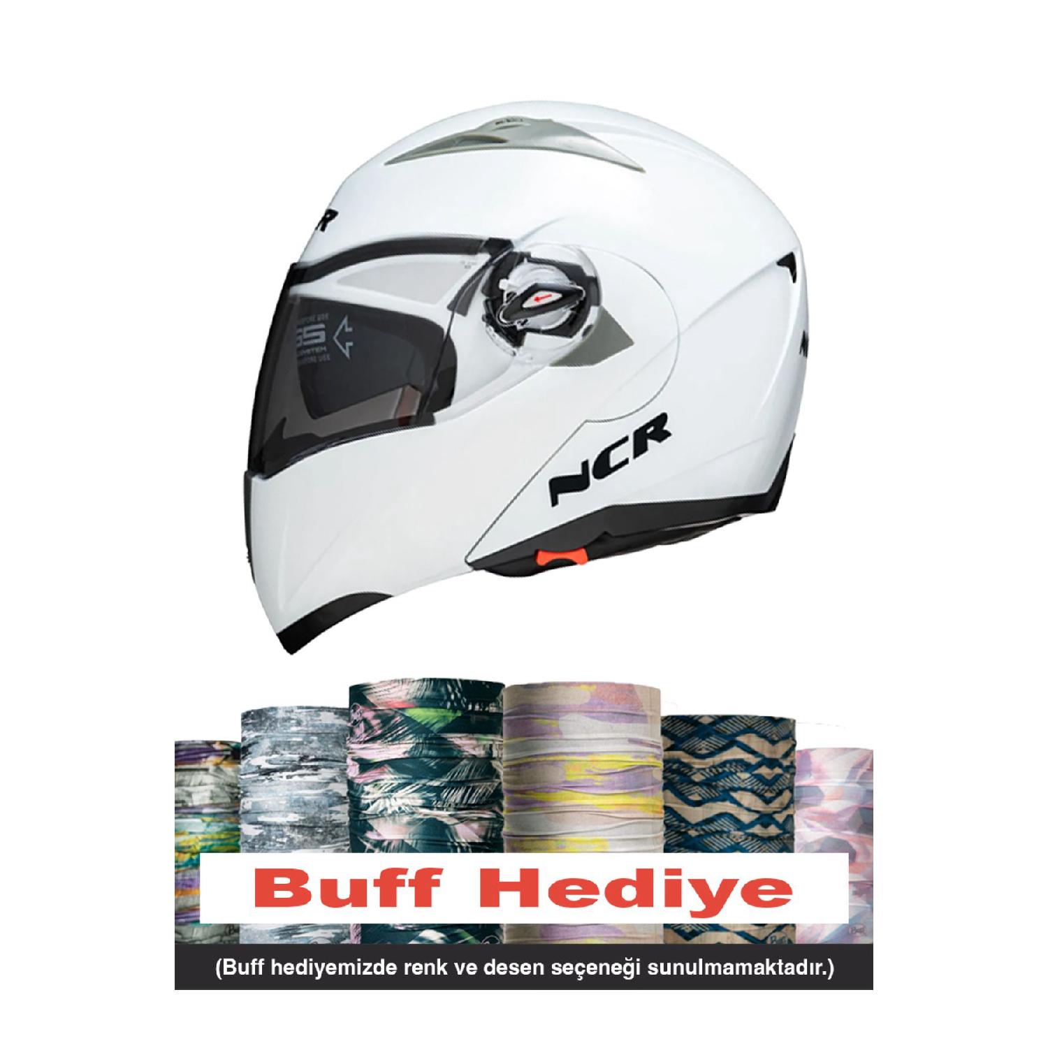 

Chin Open Helmet White M білий