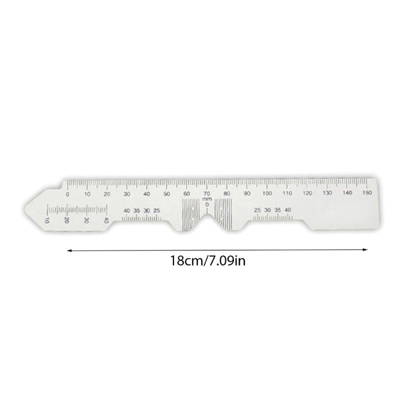 2Pcs Pupil Distance Meter Pupillary Distance Ruler Optical Spectacles PD Ruler