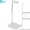 Adjustable Stainless Steel Floor-Standing Bag Display Stand for Women's Bags