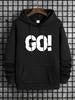 Go! Catchword Print Hoodie