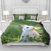 Rabbit Cute Duvet Cover Home Pillowcase Set Adult Bedroom Children Comforter Bedding