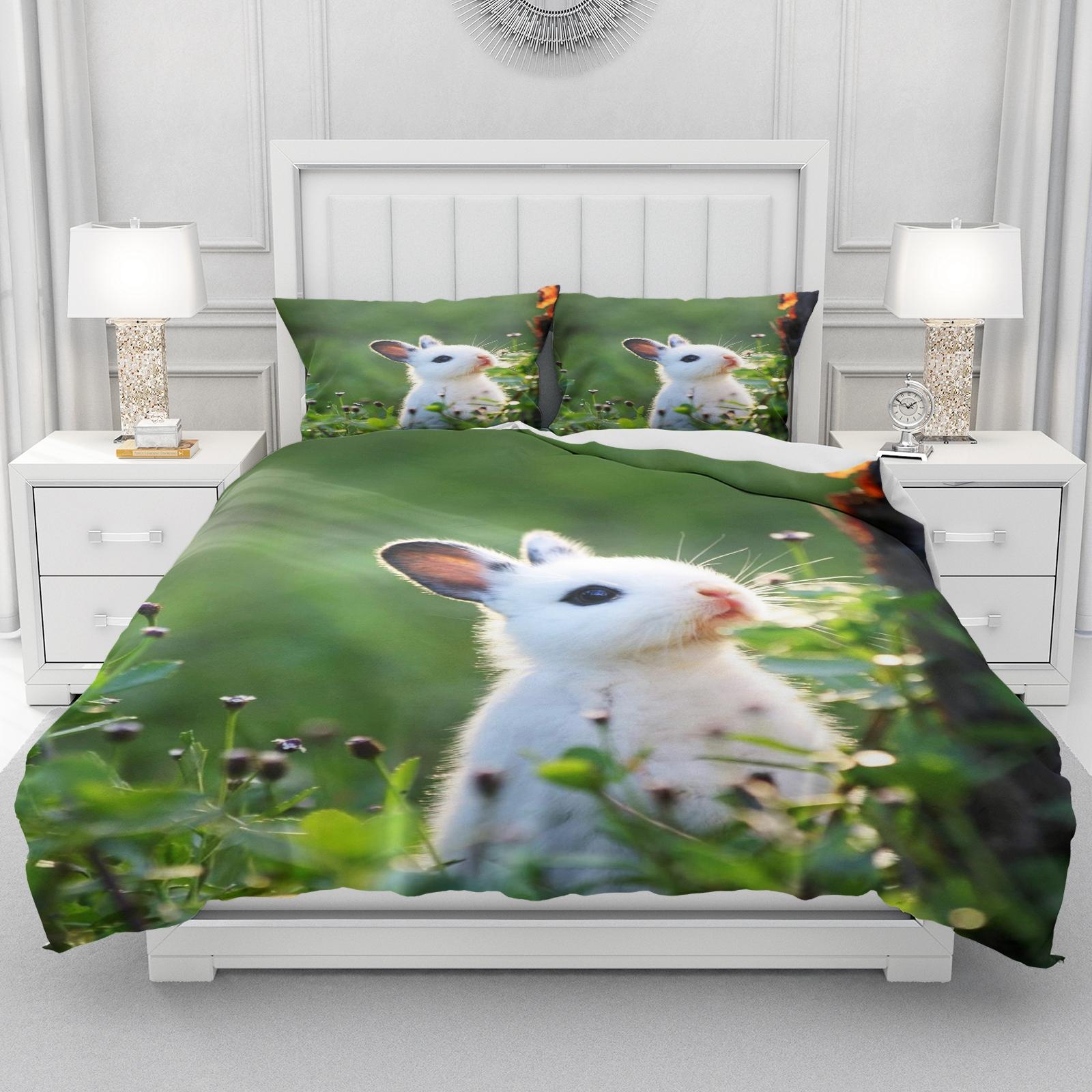 

Comforter Rabbit Cute Home Adult Bedroom Children Comforter Bedding Comforter (quilt)-EU Single(135*200cm)3pcs