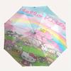 Hello Kitty, Sanrio Automatic Open/Close Umbrella-Cute Umbrella with Cute Design, Portable 3-Fold Compact Umbrella for Men & Women, Hallowee