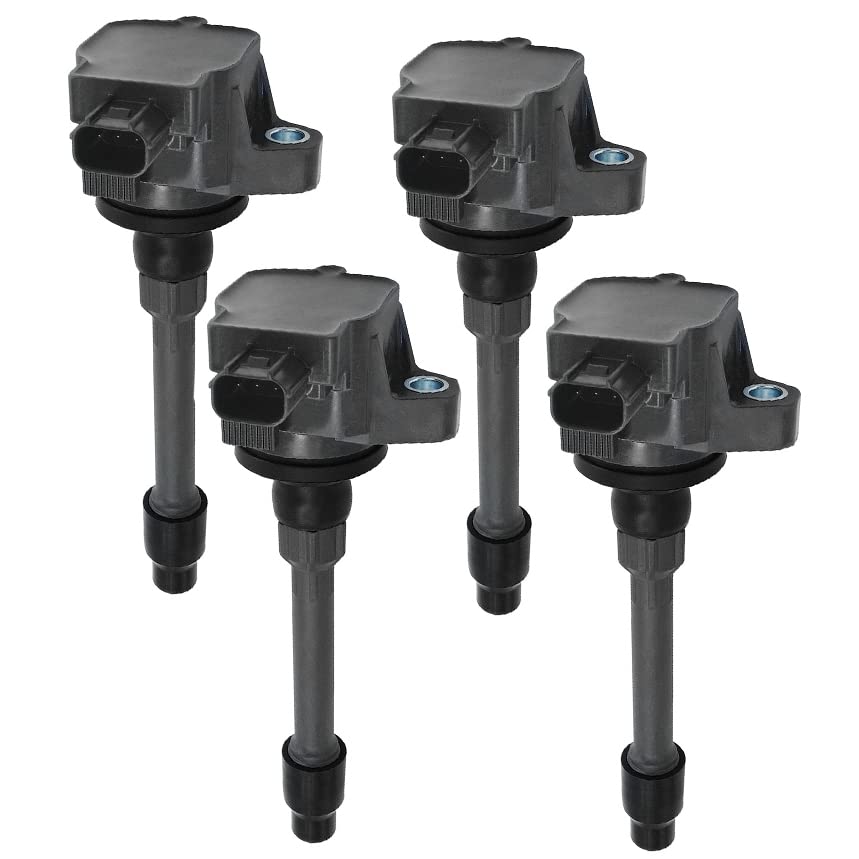 Kacrik [Set of 4] 30520-5R0-003 Ignition Coils, Compatible Replacement for 2013-2019 Honda GK3, GK4, and GP5 Series, CM11-121A
