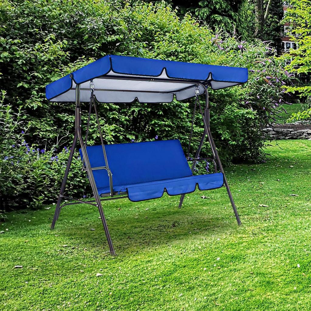 Tettoia di Ricambio per Altalena da Giardino, Copertura Tettoia per Seduta Altalena da Giardino a 3 Posti per Mobili da Esterno e Interno