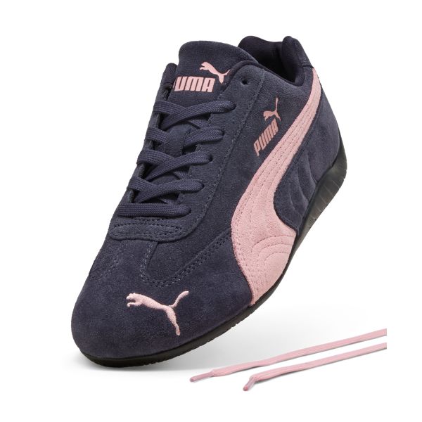 Puma Speedcat Comfortable Versatile Lifestyle Casual Shoes Women Sneaker Dark-Blue 398846-83