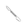 Portable Stainless Steel Tent Tension Spring Buckle Canopy Awning Rope Tensioner