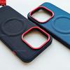 For Oneplus 15T Case Magnetic PU Nylon Matte Leather Hard Silicone Back Cover For Oneplus 15T Shell Lightweight Bumper